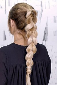 plaited hairstyle at Coco hair eastbourne