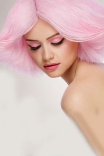 Pink Hair Colour for Breast Cancer Awareness Month