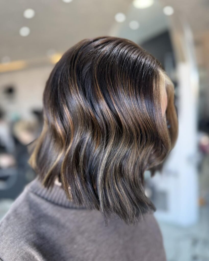 Hot Spring Hair Colour Trends Glossy Brunette Hair Colour Eastbourne