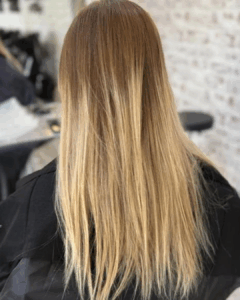 Creamy Blonde Before