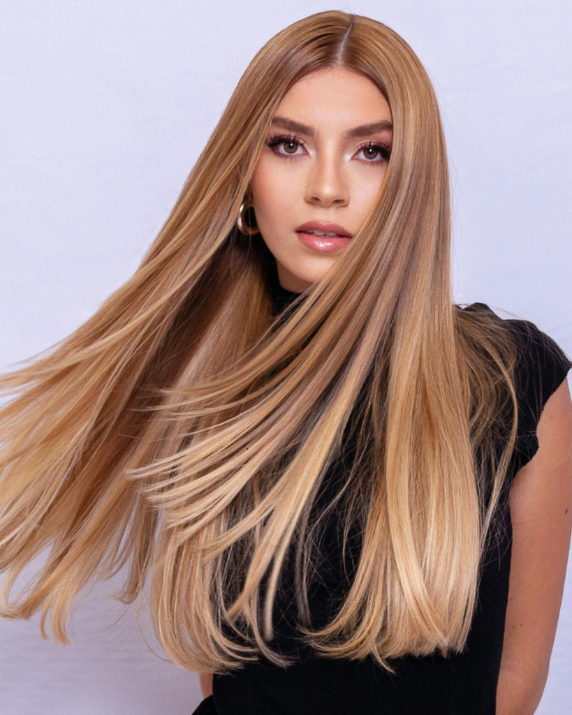 viola hair extensions at salon in Eastbourne